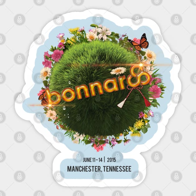 Bonnaroo Earth Sticker by Verboten